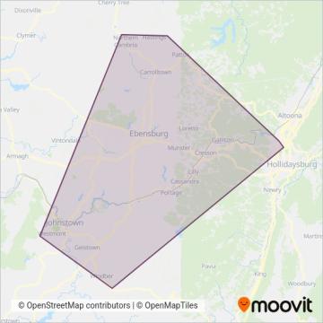 CamTran coverage area map