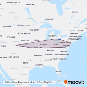 Greyhound-us coverage area map