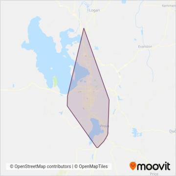 UTA coverage area map