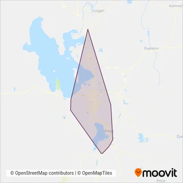 UTA (Bus) coverage area map