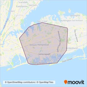NICE coverage area map