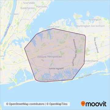 NICE coverage area map