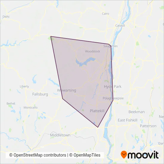 UCAT coverage area map