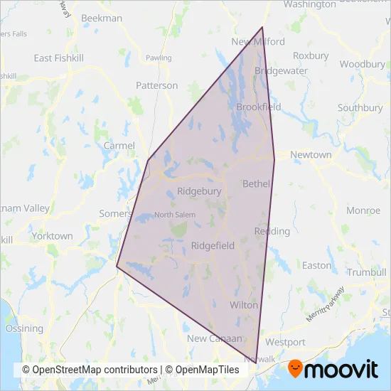 HARTransit coverage area map