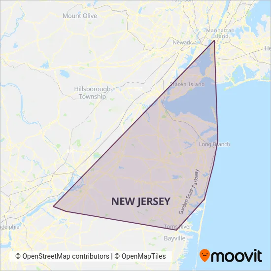 Academy coverage area map