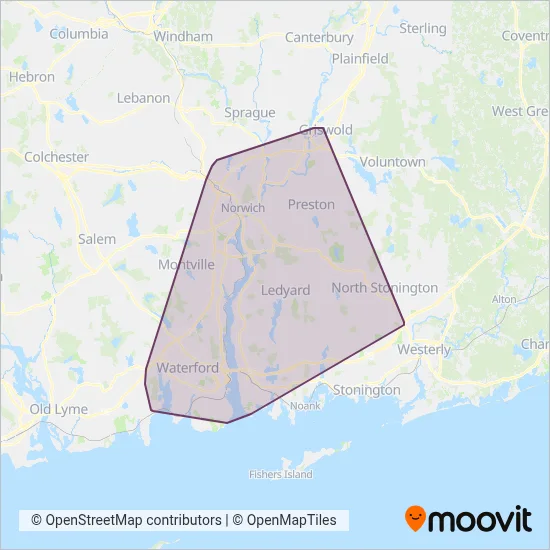 SEAT coverage area map
