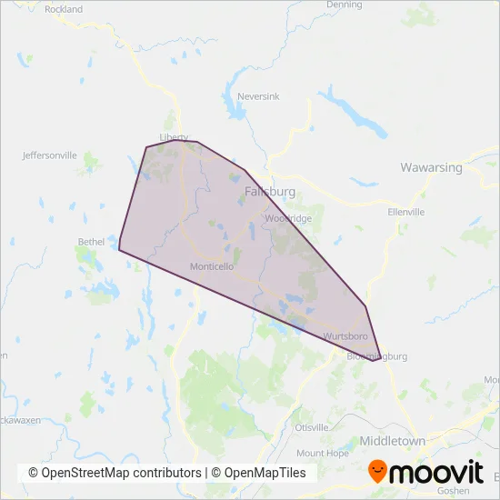 Move Sullivan coverage area map