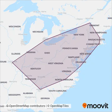 Greyhound-us coverage area map