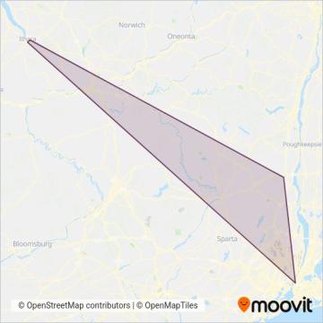 Megabus coverage area map