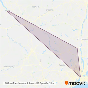 Megabus coverage area map