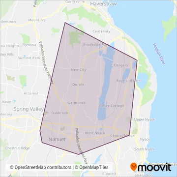 Clarkstown MiniTrans coverage area map
