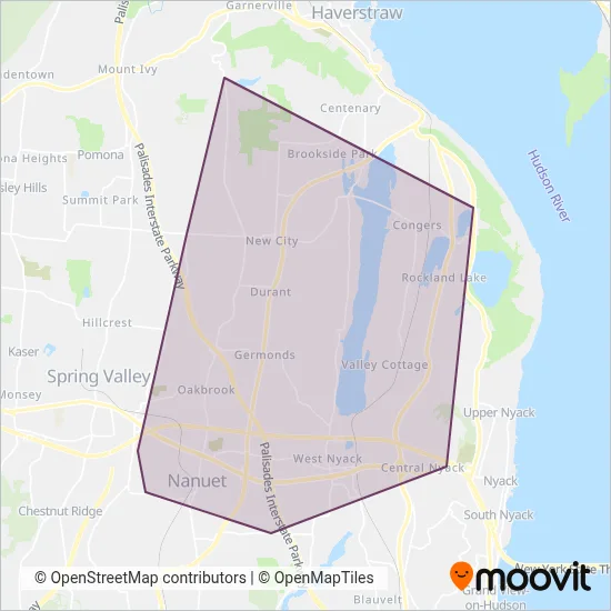 Clarkstown MiniTrans coverage area map