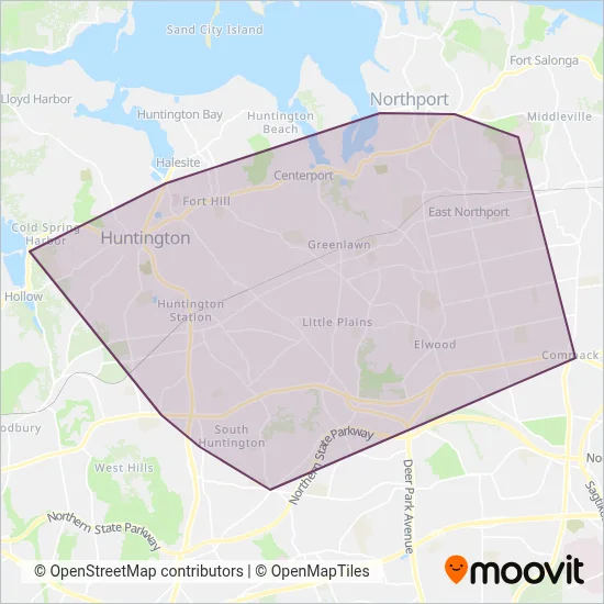 HART coverage area map