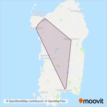 ARST (Rail) coverage area map
