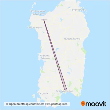 ARST (Tram) coverage area map