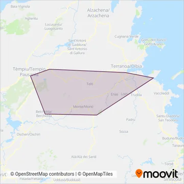 GIAGHEDDU ANTONIO coverage area map