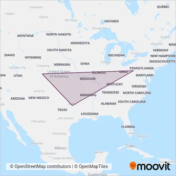 Greyhound-us coverage area map