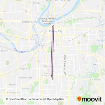 KC Streetcar coverage area map