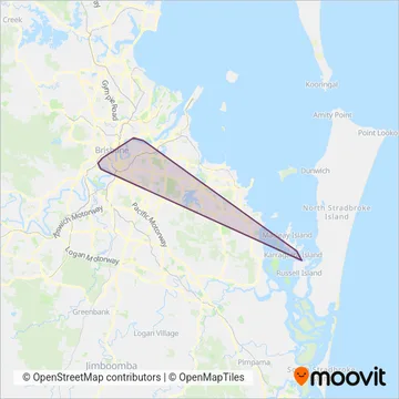 TransLink (Ferry) coverage area map