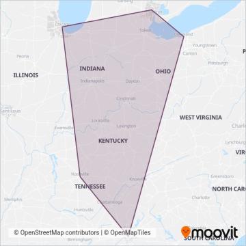 Greyhound-us coverage area map