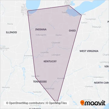 Greyhound-us coverage area map