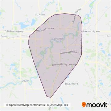 ETS coverage area map