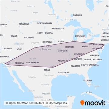 Greyhound-us coverage area map