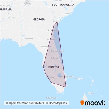 FlixBus-us coverage area map