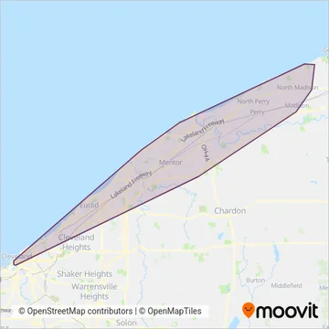 Laketran coverage area map