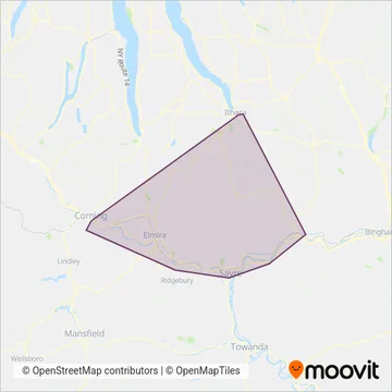 C TRAN coverage area map