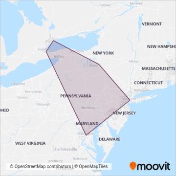 FlixBus-us coverage area map