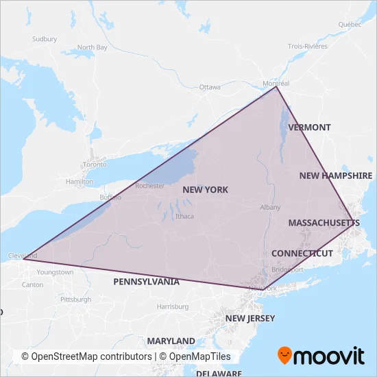 Greyhound-us coverage area map