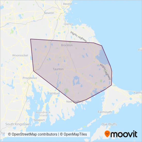 GATRA coverage area map