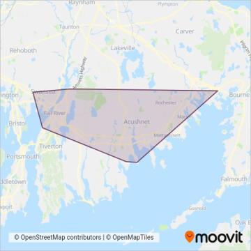 SRTA coverage area map