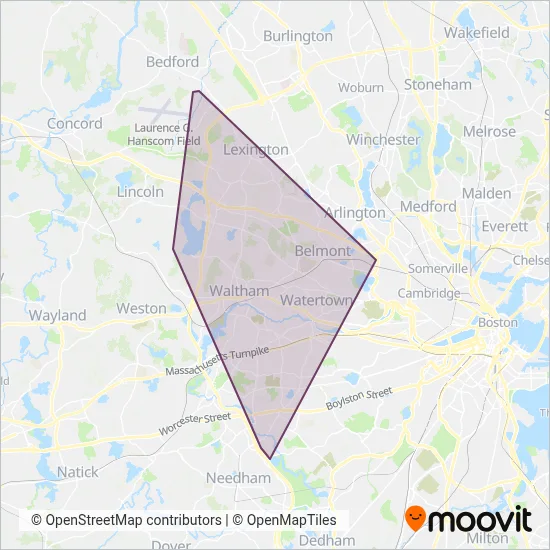 128 The Gride coverage area map