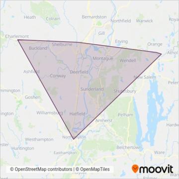 Franklin Regional Transit Authority coverage area map