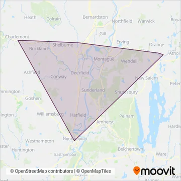 Franklin Regional Transit Authority coverage area map