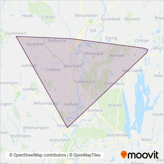 Franklin Regional Transit Authority coverage area map