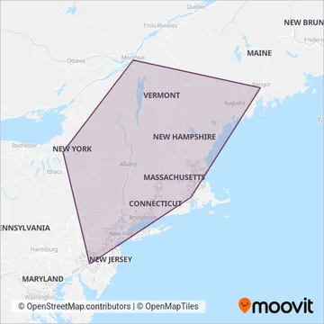 Greyhound-us coverage area map