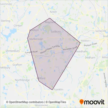 MRTA coverage area map