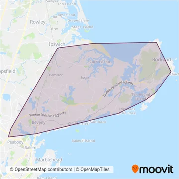 CATA coverage area map