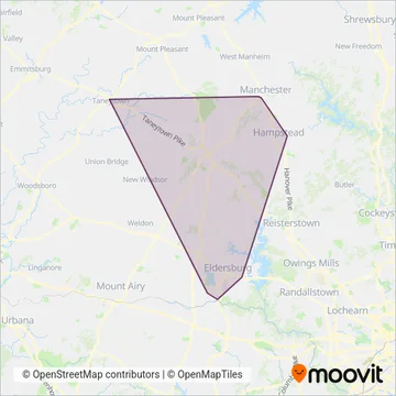 CTS coverage area map