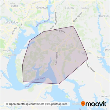 VanGo coverage area map