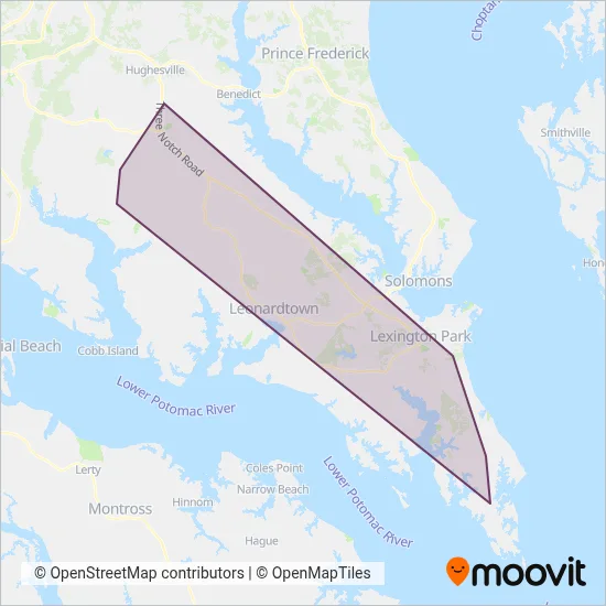 STS coverage area map