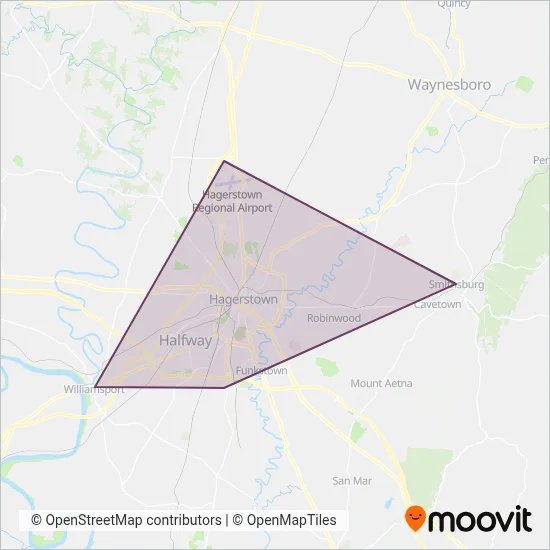 WCT coverage area map