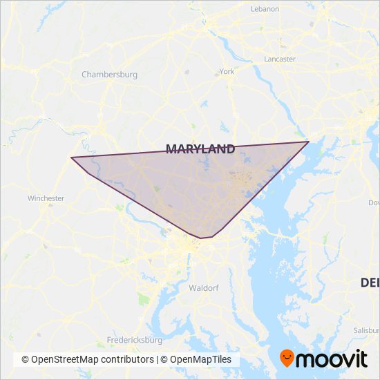 Marc coverage area map