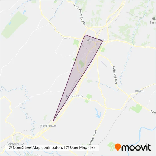 WinTran coverage area map