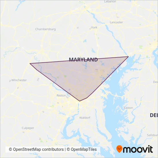 MARC coverage area map