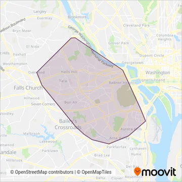 ART coverage area map