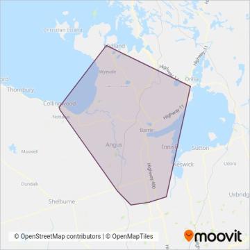 LINX coverage area map